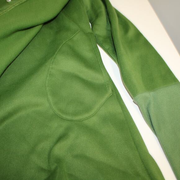 Ladies Hoodie Junior Sz XL Sweatshirt Faith LS pockets Embroidered Green Unique - Picture 11 of 11